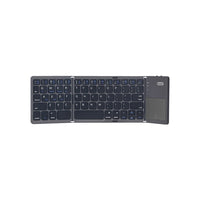 Go Des GD-KB328 Sessiz Tuş Tasarımlı Touch Pad Özellikli Katlanabilir Bluetooth Bağlantılı Kablosuz Klavye