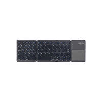 Go Des GD-KB328 Sessiz Tuş Tasarımlı Touch Pad Özellikli Katlanabilir Bluetooth Bağlantılı Kablosuz Klavye