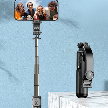 Go Des GD-ST66 Kumandalı 360 Derece Dönebilen Selfie Çubuğu ve Tripod Siyah