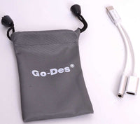 Go Des GD-UC010 2 in 1 Usb-C To 3.5mm Audio Adaptör