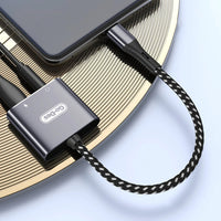 Go Des GD-UC160 2in1 Type-C To 3.5mm Aux Çevirici Ses Adaptörü