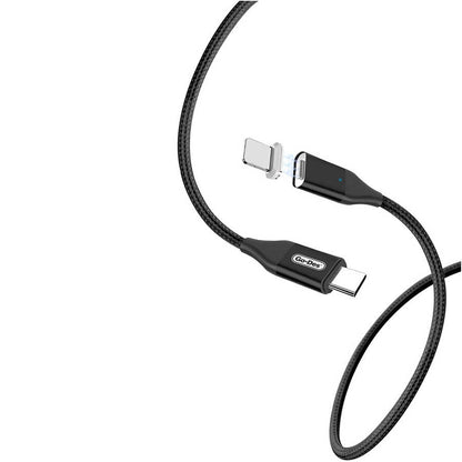 Go Des UC-505 Magnetic Type-C To Lightning PD Kablo Siyah